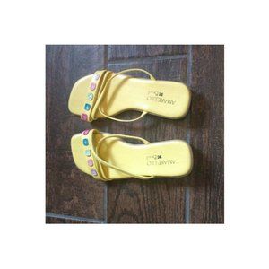 Amarello Brazil Sandals Size 7